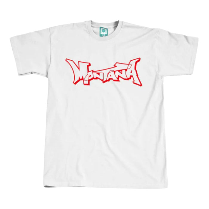Montana Cans T-Shirt White Red