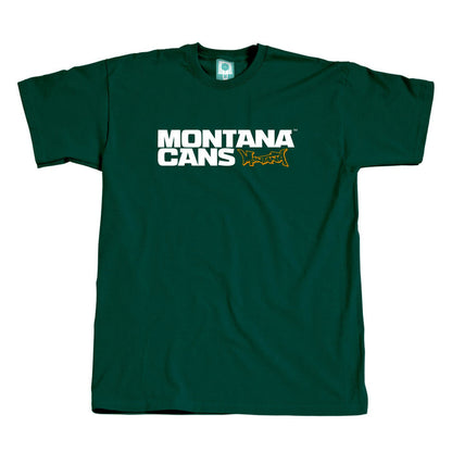 Montana Cans Typo Logo T-Shirt Green