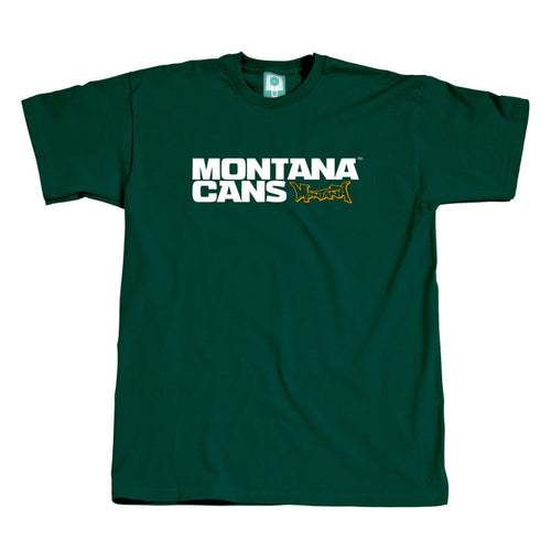 Montana Cans Typo Logo T-Shirt Green