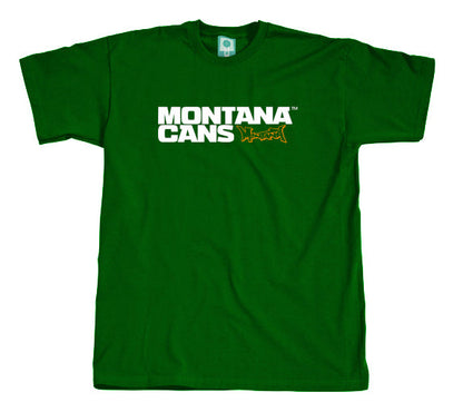 Montana Cans Typo Logo T-Shirt Green
