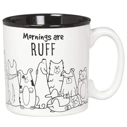 Mornings Are Ruff Ceramic Mug