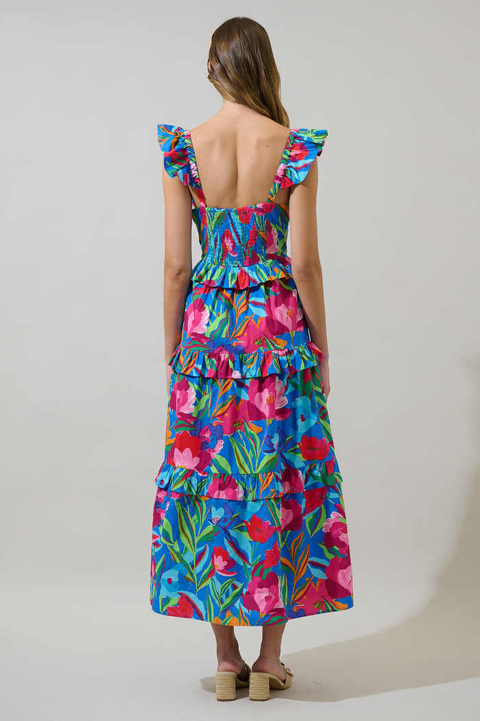 Naima Floral Truth Tiered Maxi Dress