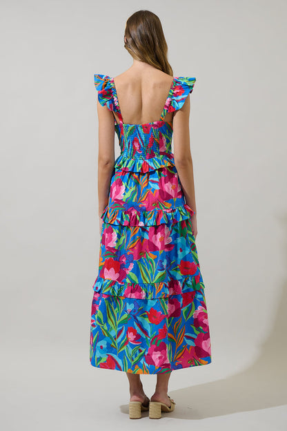 Naima Floral Truth Tiered Maxi Dress