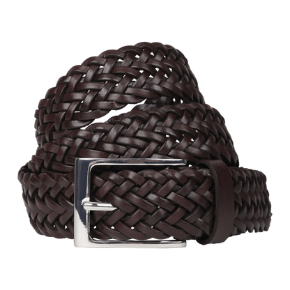 Urban Pioneers Male Napoli Leather Belt BELT DARK BROWN