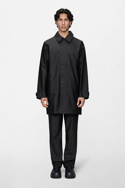 RAINS Nara Long Jacket Black Jacket