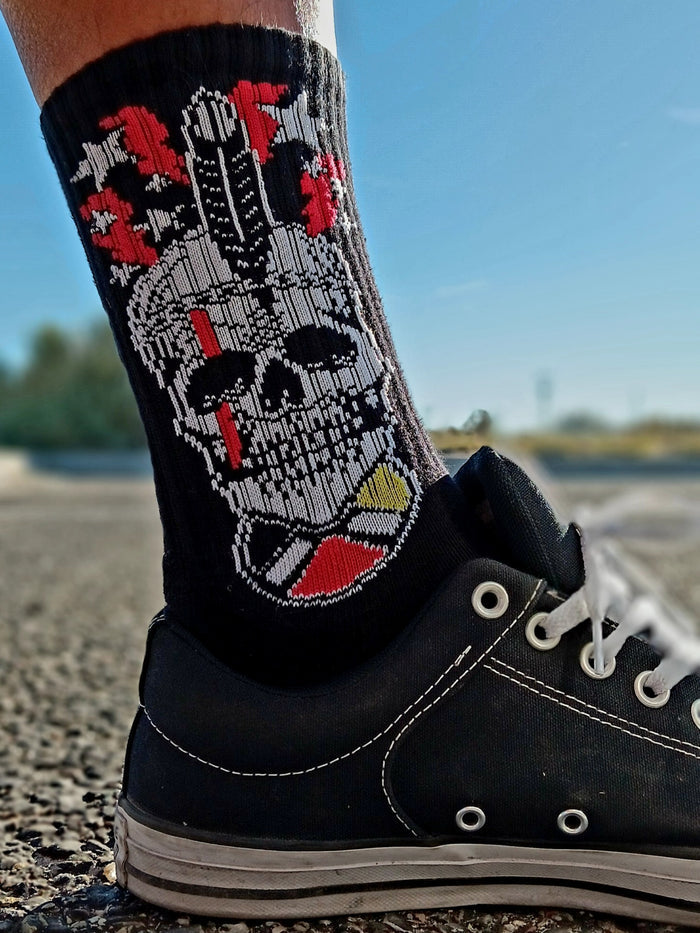 Native Skull Socks