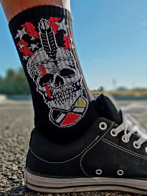 Native Skull Socks