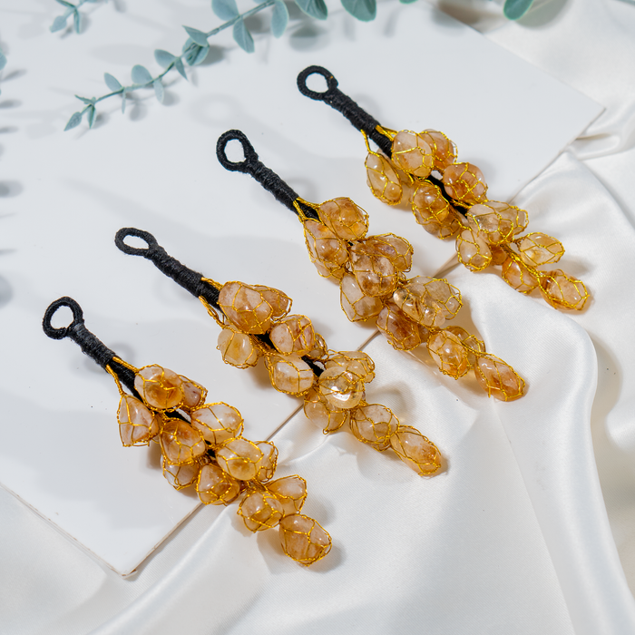 Natural Citrine Crystal Hanger | Citrine Hanger | Car Hanger