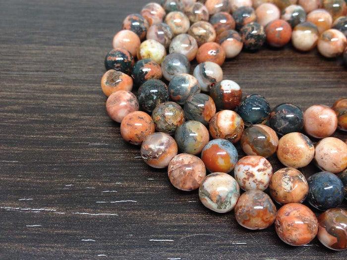 Natural Fire Agate Mala With 108 Prayer Beads Perfect For Mediation