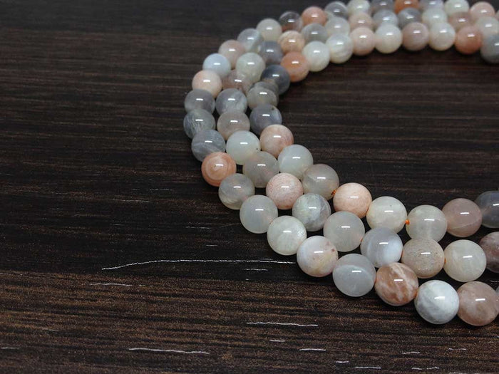 Natural Moonstone Mala With 108 Prayer Beads.