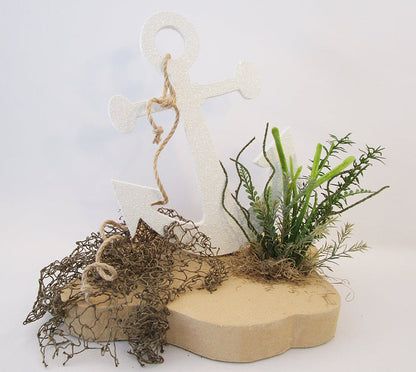 Nautical anchor centerpiece - Designs by Ginny