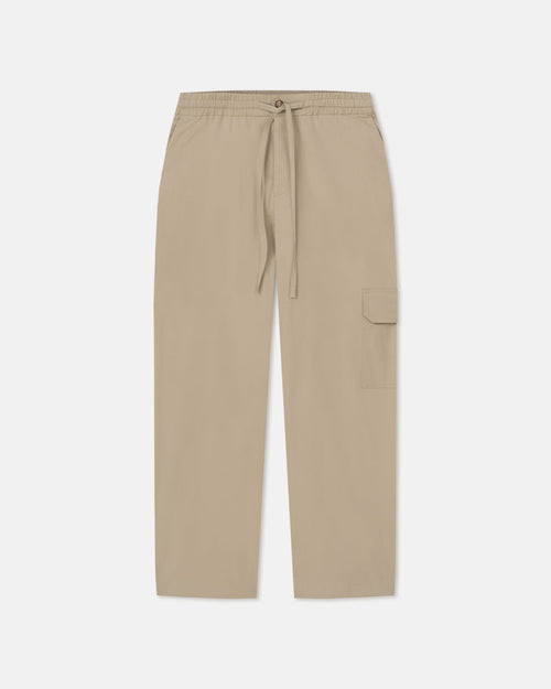 Navid - Tech Twill Balloon-Leg Pants - Pebble