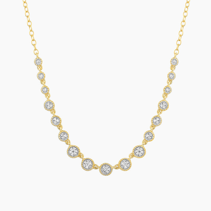Necklace Multi Circle Chain Waterproof