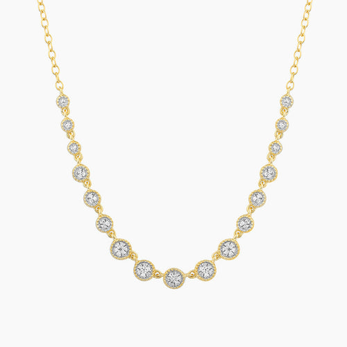 Necklace Multi Circle Chain Waterproof