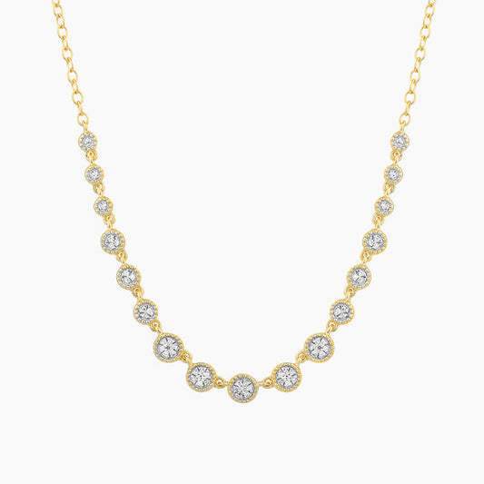 Necklace Multi Circle Chain Waterproof