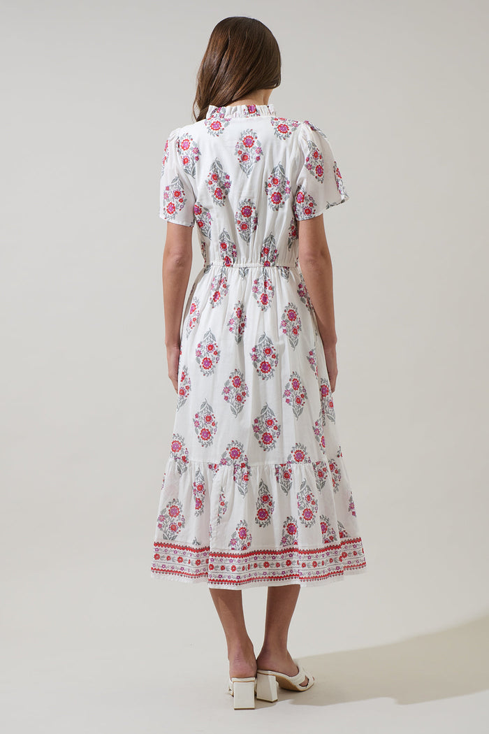 Nelina Floral Sophie Midi Dress
