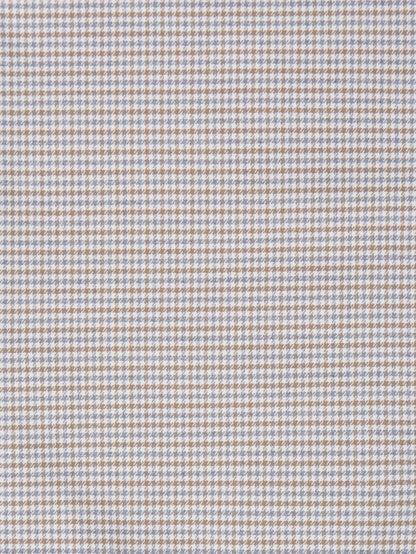 Neutral Check Flare Trousers