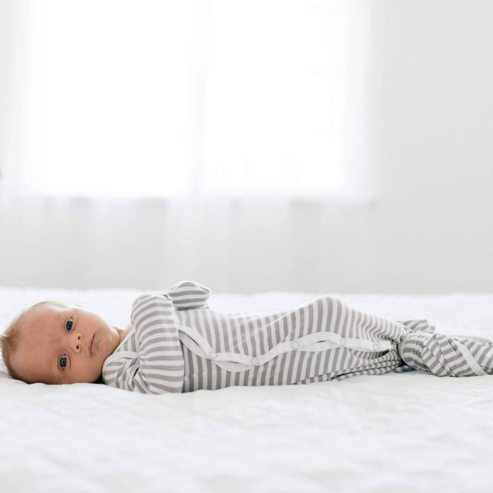 Newborn Knotted Gown - Everest