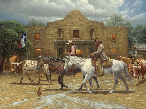 Night in Old San Antonio Art Prints by Jack Terry