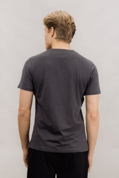 Urban Pioneers Male Niklas Basic Tee T-SHIRT CHARCOAL