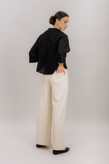 Urban Pioneers Female Ninni Shirt SS SHIRT BLACK