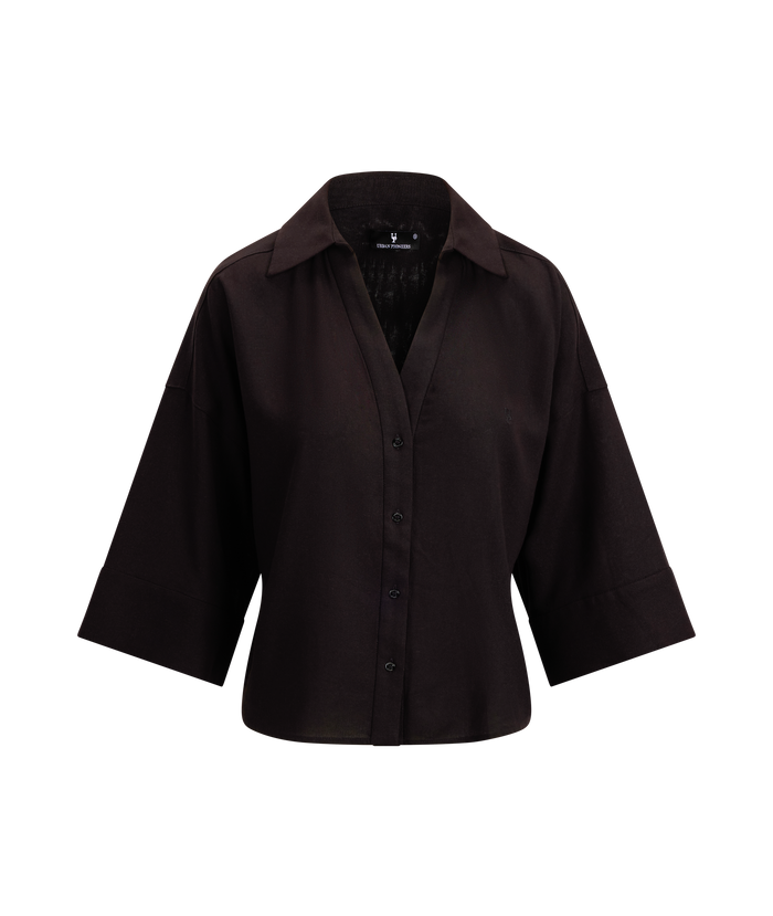 Urban Pioneers Female Ninni Shirt SS SHIRT BLACK