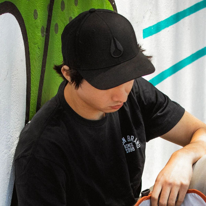 Nixon Deep Down Athletic Fit Cap All Black