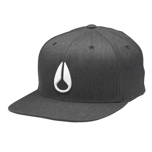 Nixon Deep Down Athletic Fit Cap Black Heather / White