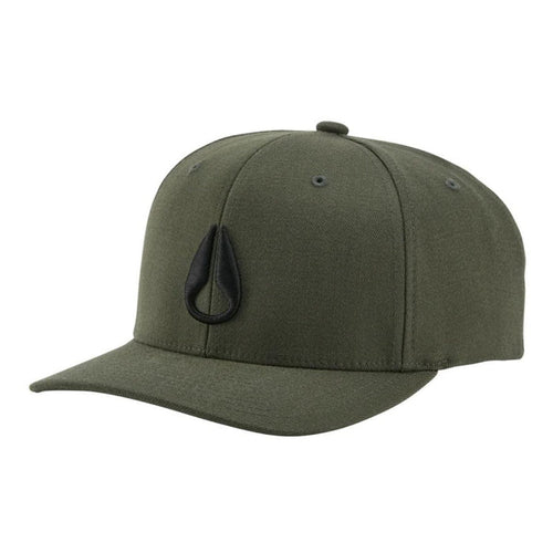 Nixon Deep Down Athletic Fit Cap Olive/Black