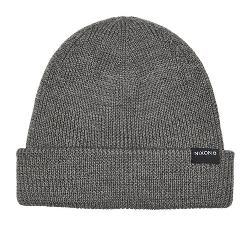 Nixon Kingman Wool Beanie Heather Gray