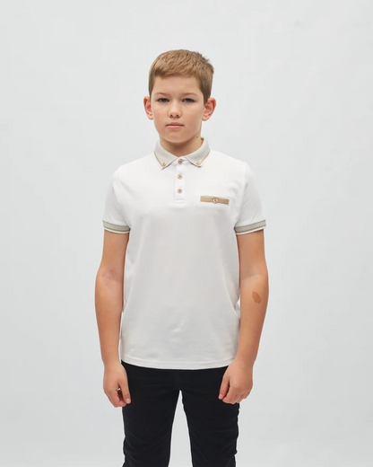 Nixon Polo White