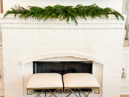 Norfolk Pine/ Cypress Mixed Swag