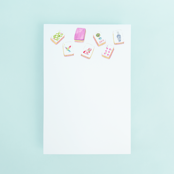 Note Pad Mahjong Tiles
