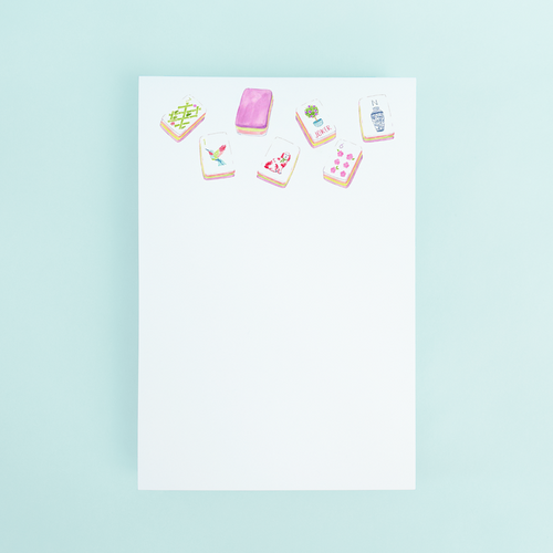 Note Pad Mahjong Tiles