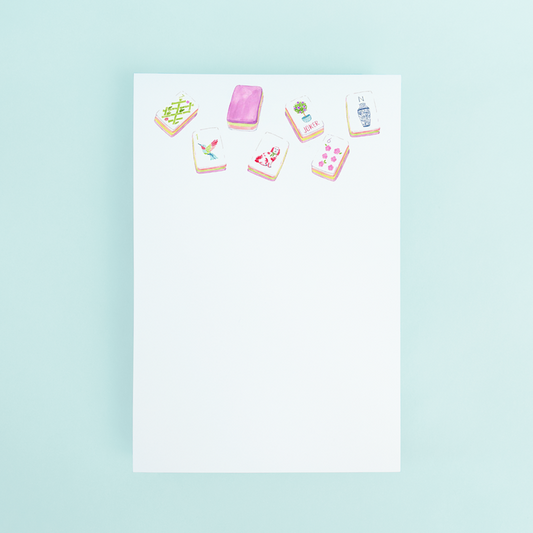 Note Pad Mahjong Tiles
