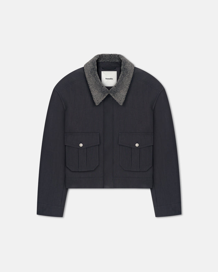 Nowell - Wax Cotton Jacket - Graphite