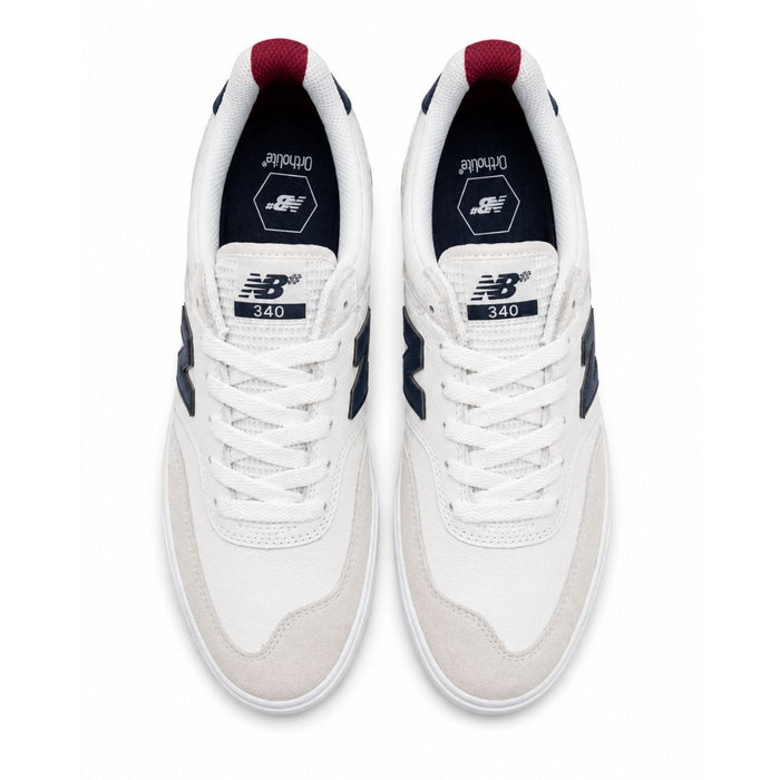 New Balance Numeric 340 White Navy