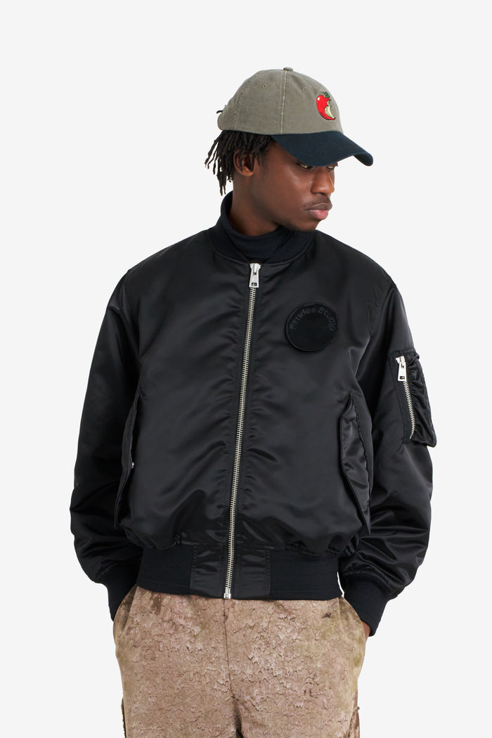 ETUDES STUDIO NYLON BOMBER JACKET BLACK 4
