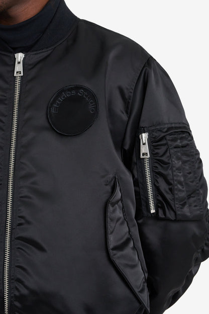 ETUDES STUDIO NYLON BOMBER JACKET BLACK 5