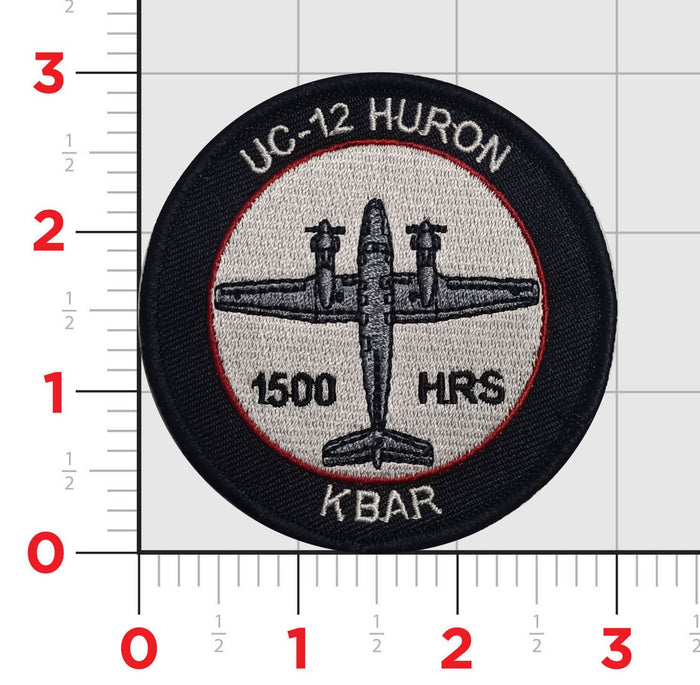 Official HQ Squadron New River UC-12 Huron Shoulder Patch
