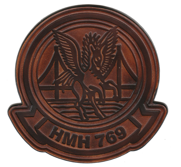Officially Licensed HMH-769 Titans Leather Patches