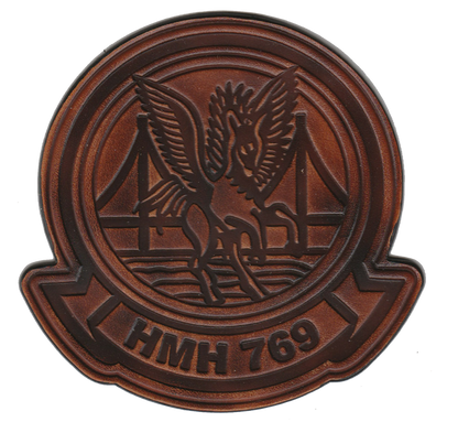 Officially Licensed HMH-769 Titans Leather Patches