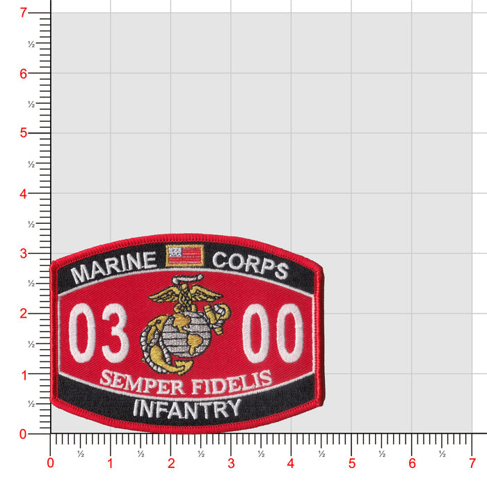 Officially Licensed USMC MOS Patches