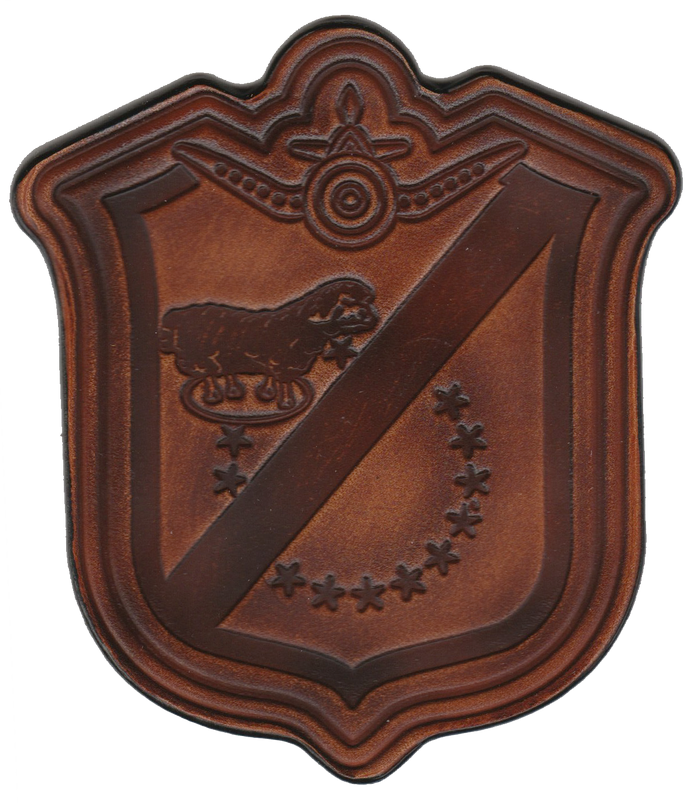 Officially Licensed USMC VMFA-214 Blacksheep Squadron Leather Patches