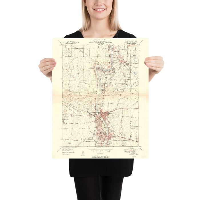 Old Map of Geneva, Illinois, 1949 by USGS – St. Charles & Fox River