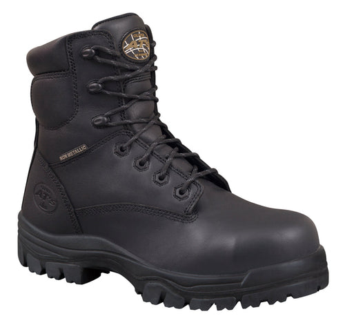 Oliver 150mm Black Lace Up Boot 45645