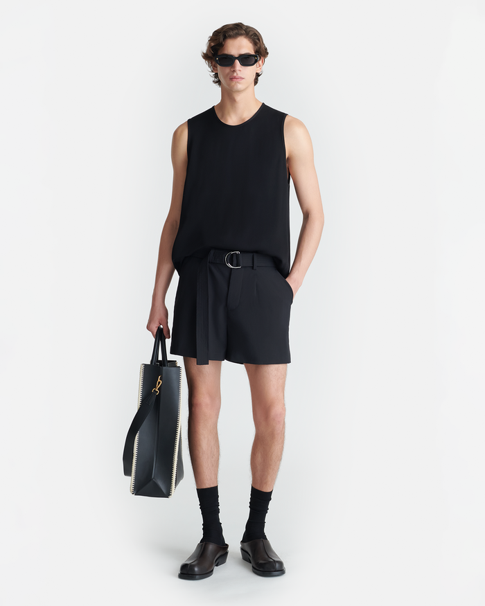 Ollie - Belted Shorts - Black