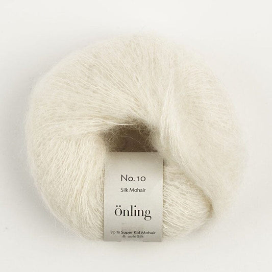 Önling No 10: Luxurious and exquisite silk mohair - Off White (007)