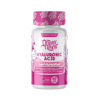 Organic Nation Hyaluronic Acid 60 Capsules