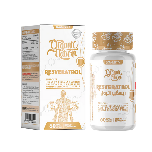Organic Nation Resveratrol 60 Capsules